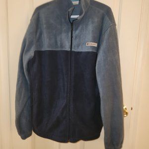Columbia, Men's XL, Blue Zip Fleece
